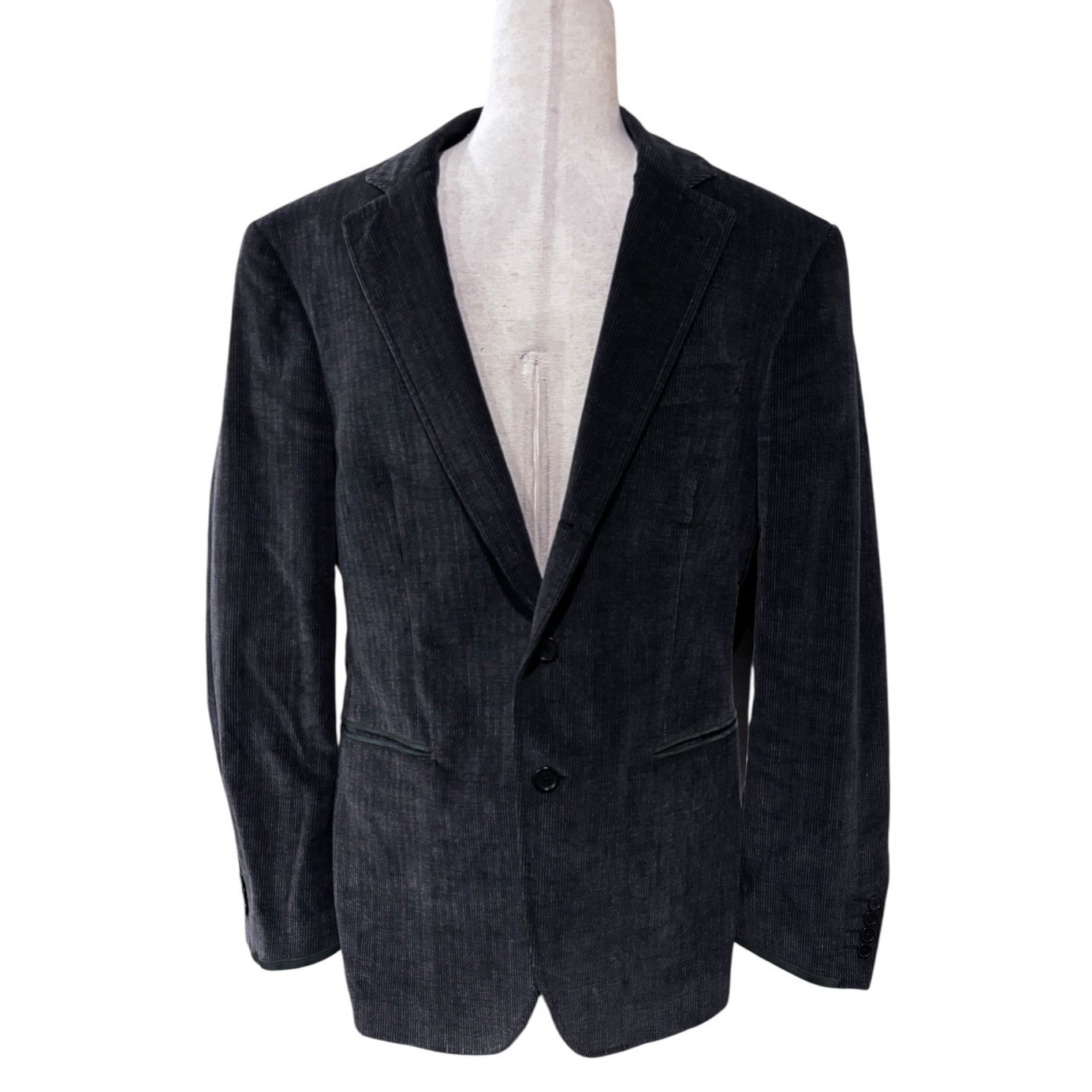 John Varvatos Velvet Blazer In Gray Men's Size It 48 Us 38 Msrp $1298
